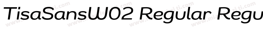 TisaSansW02 Regular Regular字体转换